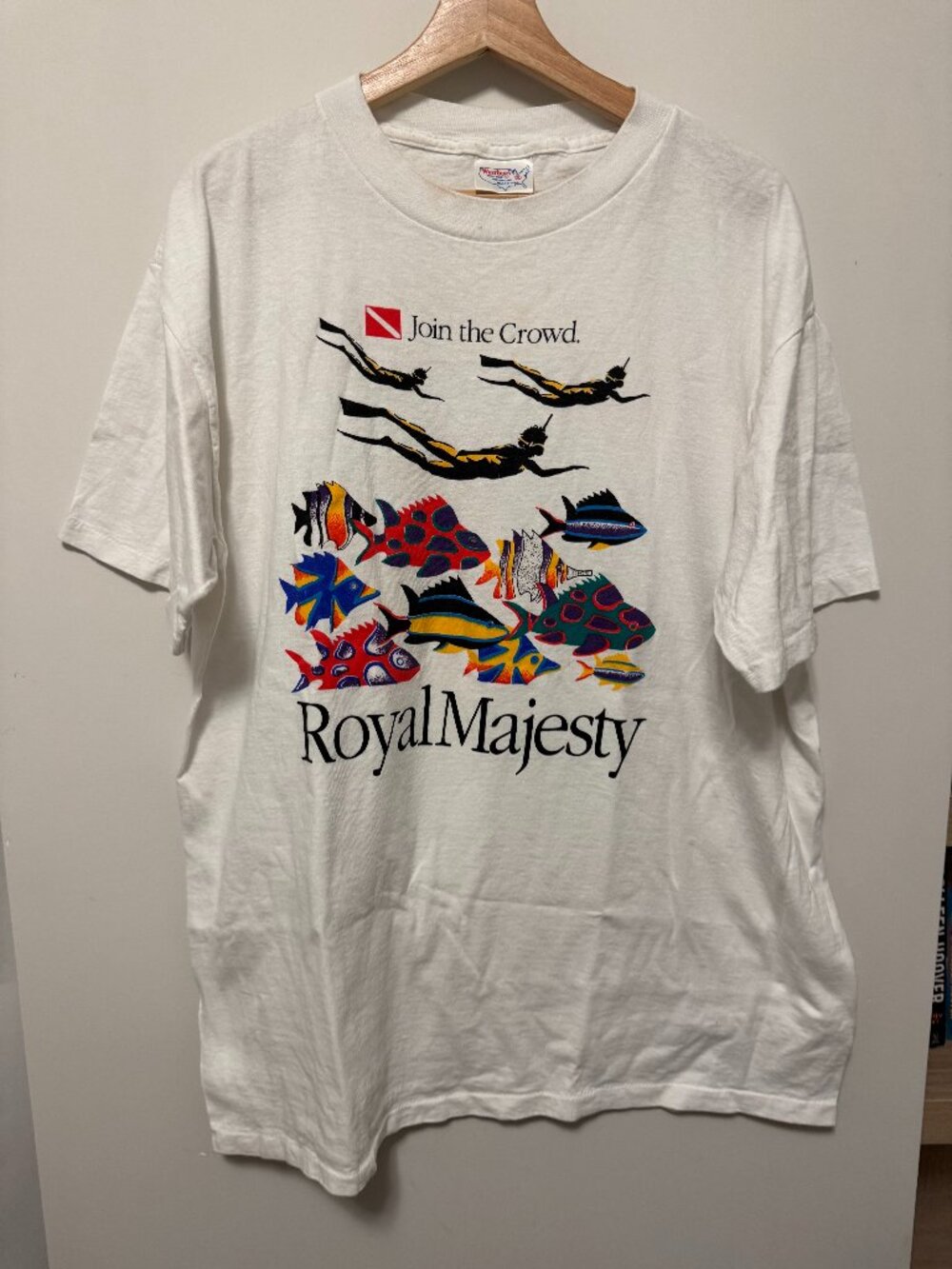 Vintage Westbury Royal Majesty Scuba Diving Graphic T-Shirt | XL | Made in USA